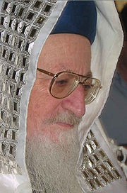 Former Chief Rabbi of Israel, Rabbi Mordechai Eliyahu shlit"a